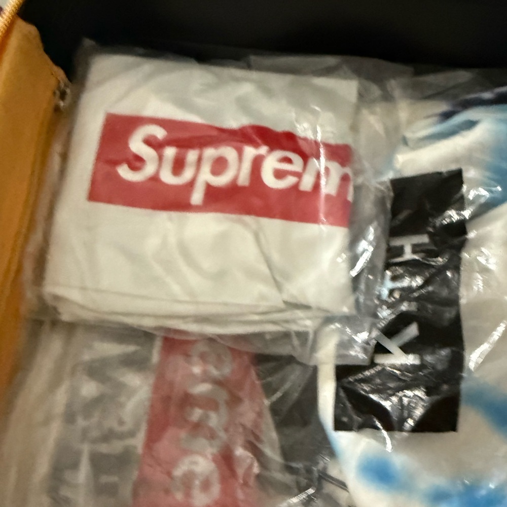 Supreme White and Red inflatable blimp